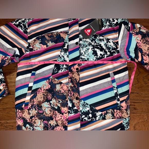 NEW Free People Movement Bunny Slope Floral Puffer Jacket Size Large - Picture 15 of 16